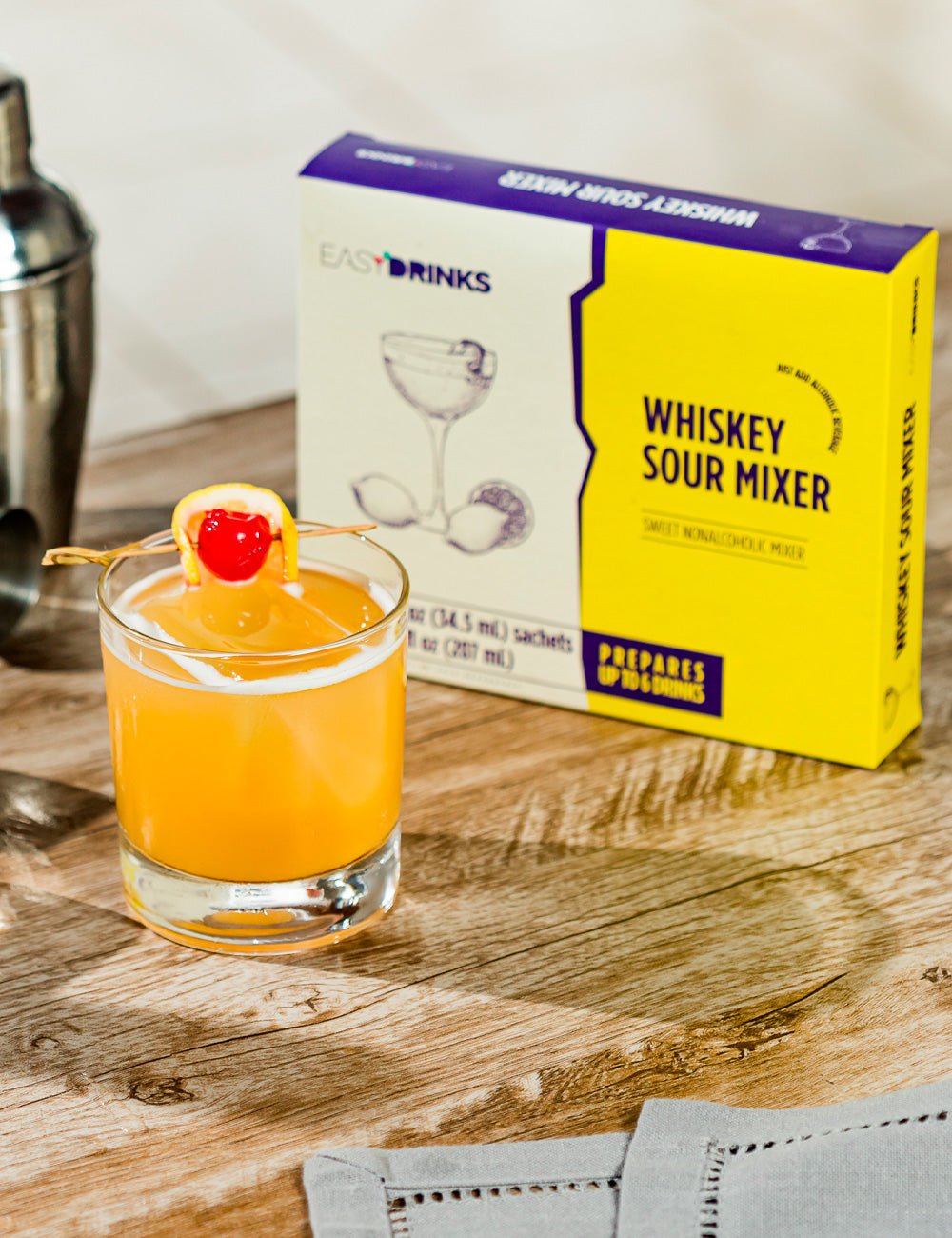 Classic Cocktail Whiskey Sour Mixer 7 fl oz | 6x 1.16 fl oz