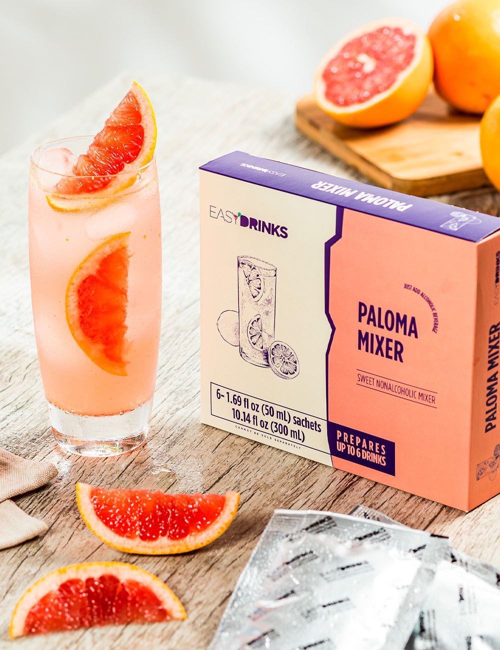 Classic Cocktail Paloma Mixer 10.14 fl oz | 6x 1.69 fl oz