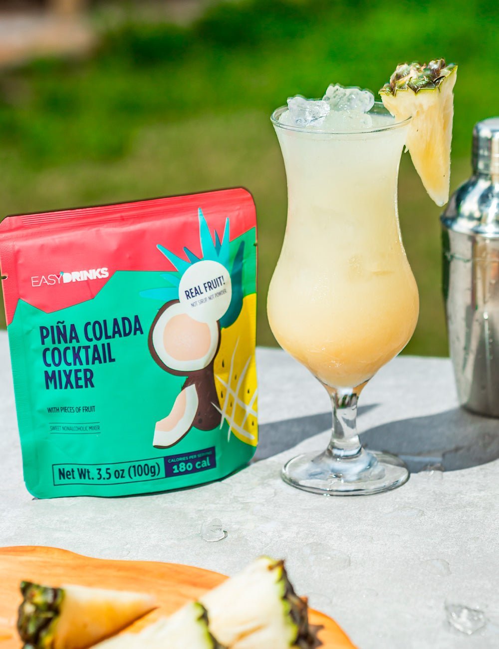 Piña Colada Cocktail Mixer (Real fruit with pieces) - 3.5 oz