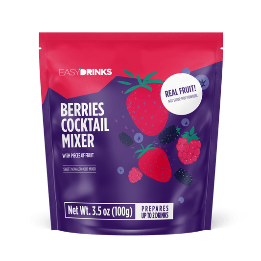 Berries Cocktail Mixer (Real fruit with pieces) - 3.5 oz