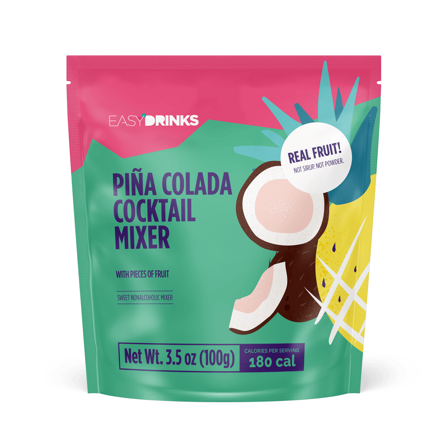 Piña Colada Cocktail Mixer (Real fruit with pieces) - 3.5 oz