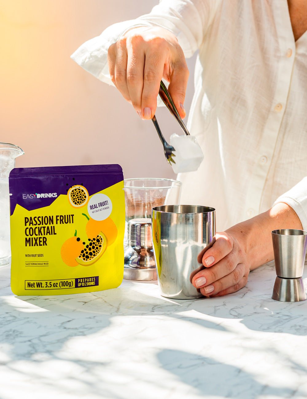 Passion Fruit Cocktail Mixer (Real fruit with seeds) - 3.5 oz