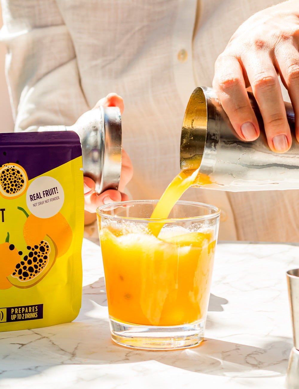 Passion Fruit Cocktail Mixer (Real fruit with seeds) - 3.5 oz